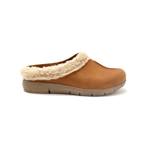 Sabots semelle amovible cuir velours