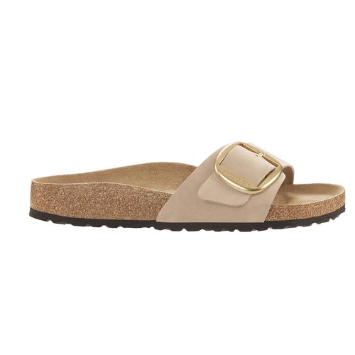 Madrid Nubuck Mules with Chunky Buckle