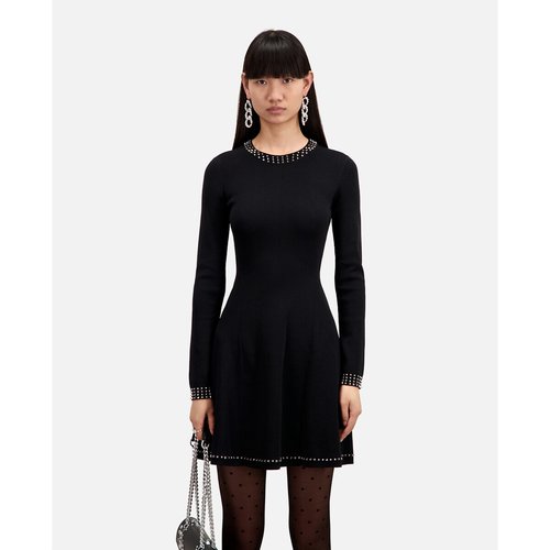 Robe courte manches longues pres du corps The Kooples noir La Redoute