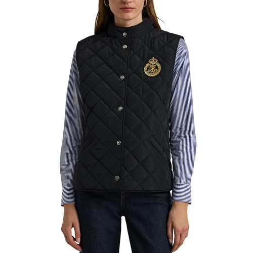 Short quilted padded gilet navy blue Lauren Ralph Lauren La Redoute