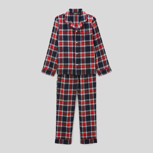 Pyjama chemise long vichy noel Monoprix La Redoute