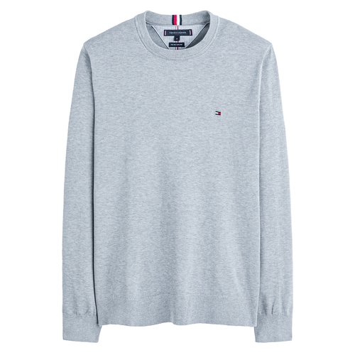 Tommy hilfiger crew neck sweater grey on sale