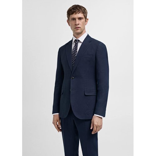 Veste costume slim fit 100 lin