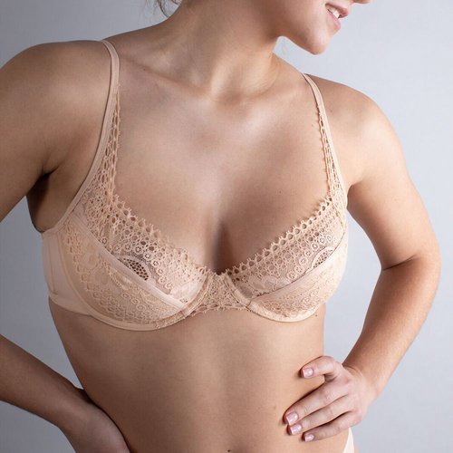 Corbeille bh eco fabrics sensual beige Scandale Eco Lingerie La Redoute