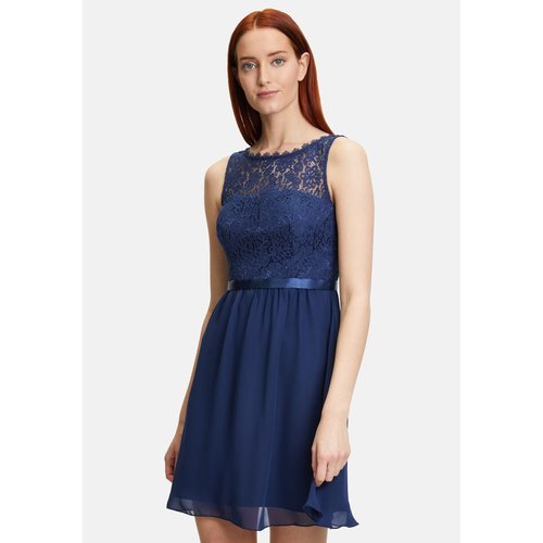 Robe de cocktail en dentelle festival blue Vera Mont La Redoute