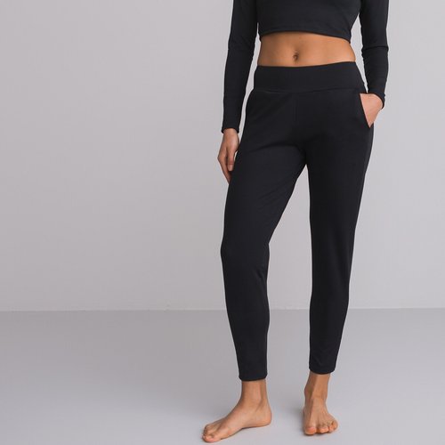 Cropped sports leggings black La Redoute Collections La Redoute