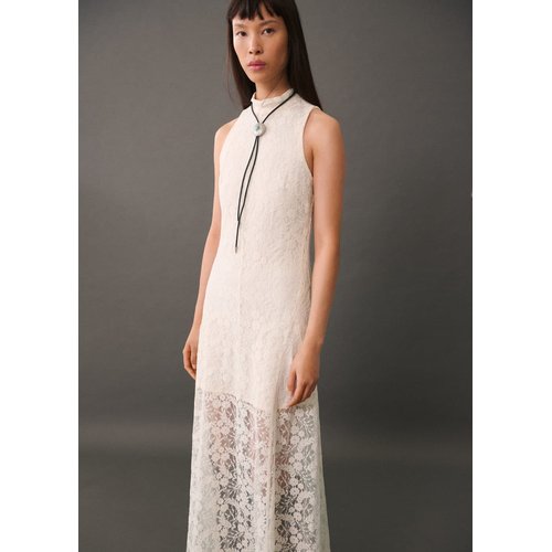 Robe longue dentelle ecru outlet