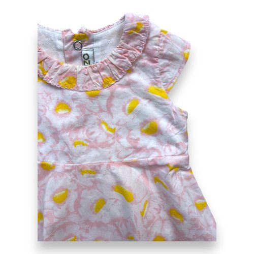 Barboteuse a motifs jaunes tres bon etat rose Kenzo La Redoute