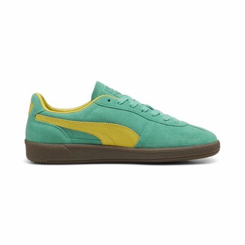 Palermo suede trainers green yellow Puma La Redoute