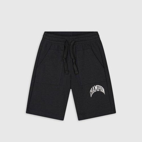 Logo Print Bermuda Shorts in Cotton Mix