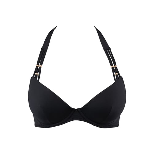 Haut De Bikini Push-up Femme 2025 | Bretelles Réglables, Armatures, Rembourré, Noir - 13