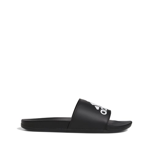 Adidas badslippers wit zwart cheap