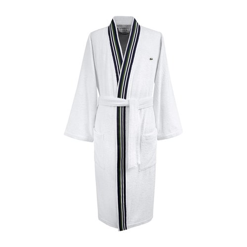 Peignoir de bain en coton 400 g m l club Lacoste La Redoute