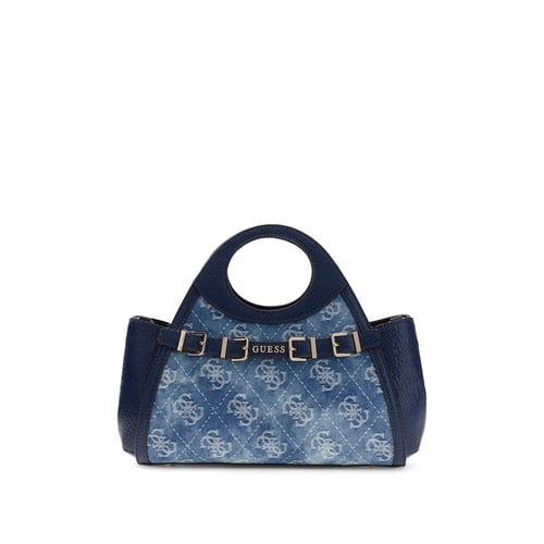 Guess Sac à Main Logo Jeans Marron - Élégance Décontractée