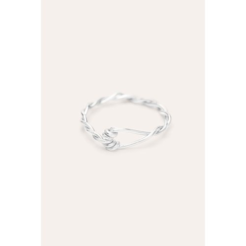 Bague torsade argent online