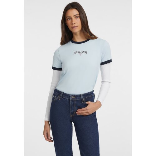 Guess jeans t shirt classique signature Guess Jeans La Redoute