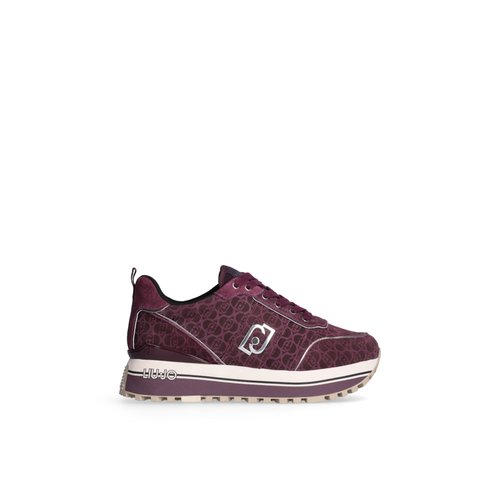 Sneakers a plateforme beiges en cuir Liu Jo La Redoute