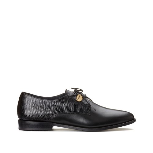Divyo leather brogues black Jonak La Redoute