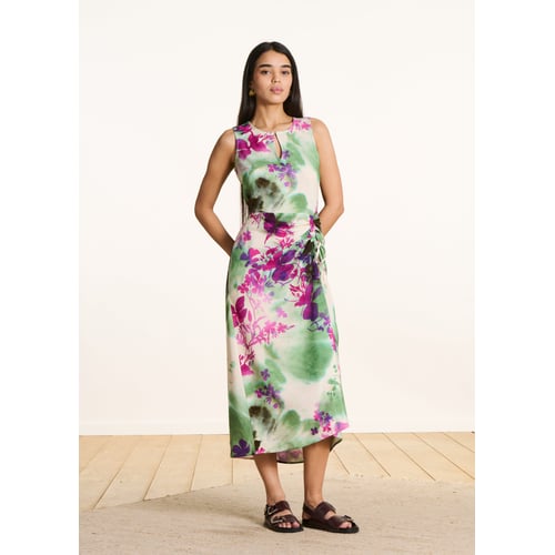 Robe La Fée Maraboutee Bordeaux - Taille 42 - Style évasé - Femme