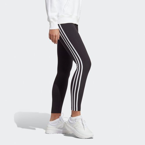 Future icons 3 stripes leggings in cotton black Adidas Sportswear La Redoute