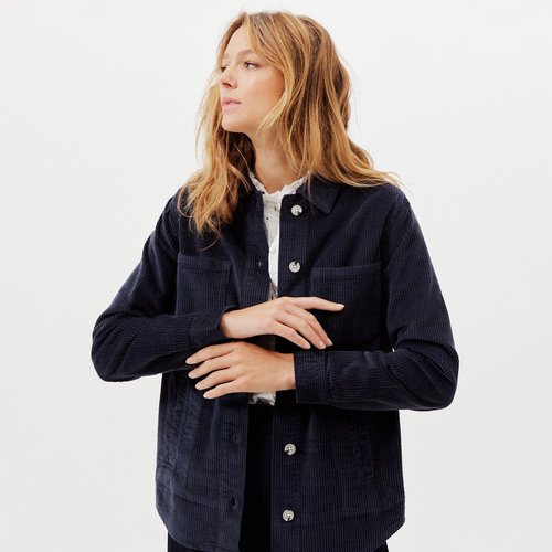 Veste surchemise ALMA velours