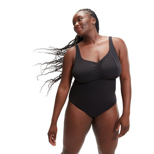Aquanite recycled plus size pool swimsuit black Speedo La Redoute