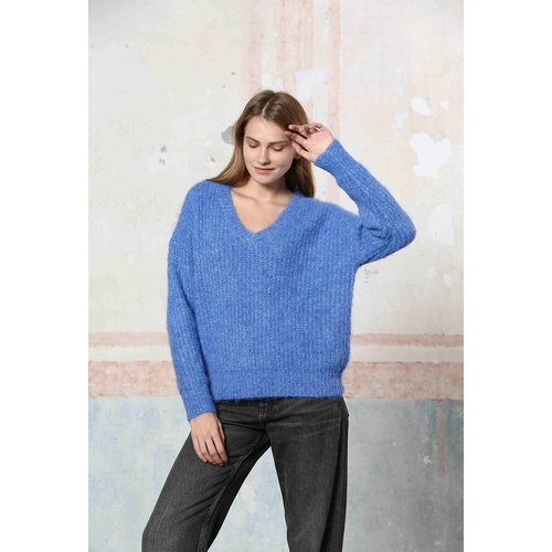 Blue chunky knit jumper 2025