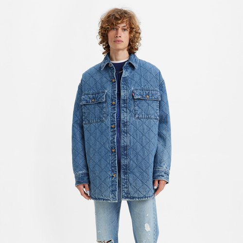 Chemise en jean barstow western indigo stonewash Levi s La Redoute
