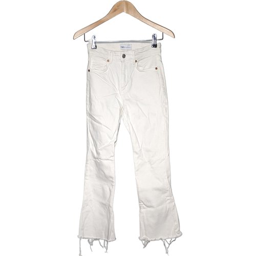 Jean bootcut tres bon etat blanc Zara La Redoute