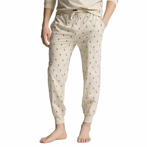 Printed pyjama bottoms beige Polo Ralph Lauren La Redoute