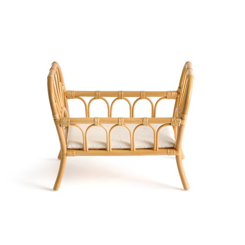 Rattan doll crib online