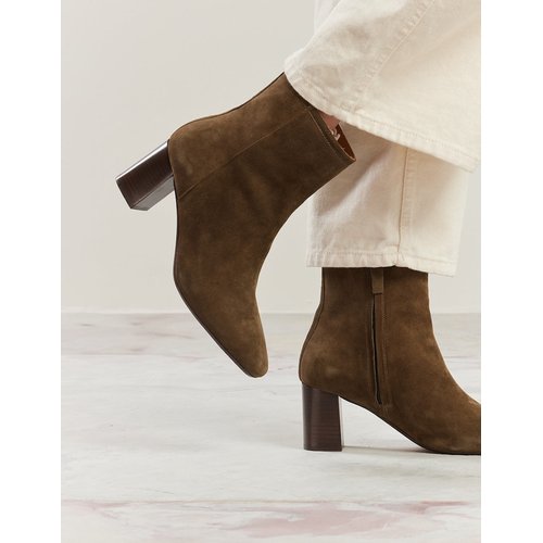 Bottines kaki talons best sale