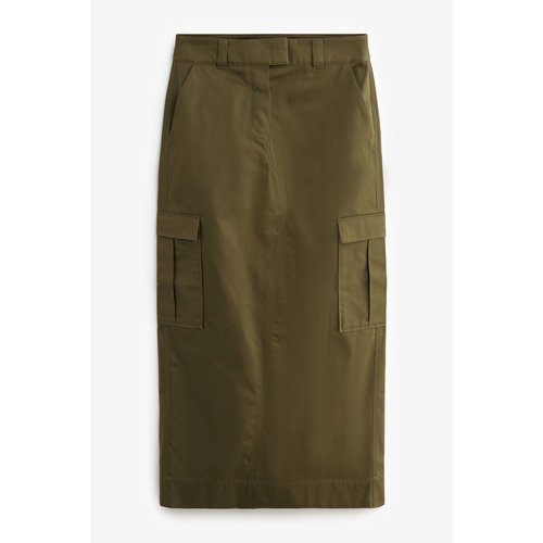 Jupe mi longue style militaire Next La Redoute