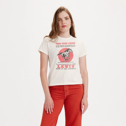 Graphic classic tee t shirt cream Levi s La Redoute