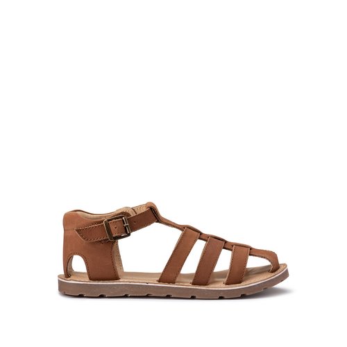 Sandales camel cuir top