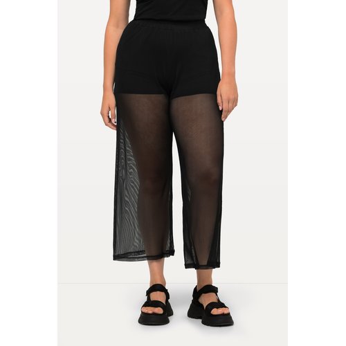 Pantalon transparent noir hotsell