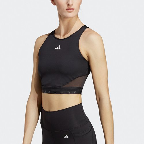 Adidas crop top schwarz on sale