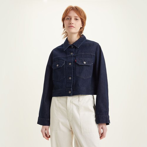 Wilder flower trucker jacket in denim indigo rinse Levi S Wellthread La Redoute