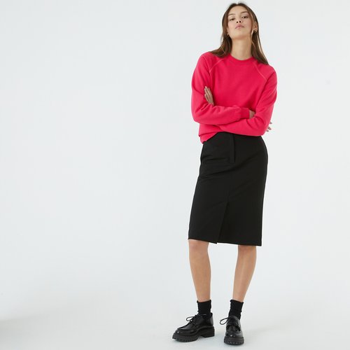 Jupe crayon mi longue La Redoute Collections La Redoute