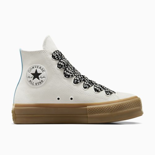 All star lift hi 90s sport high top trainers in suede white Converse La Redoute