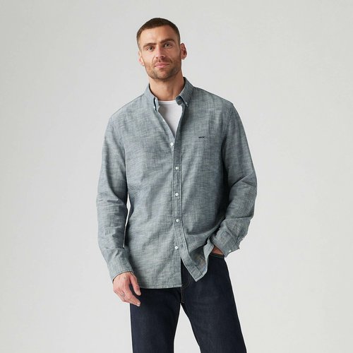 Chemise droite oxford col boutonne Levi s La Redoute