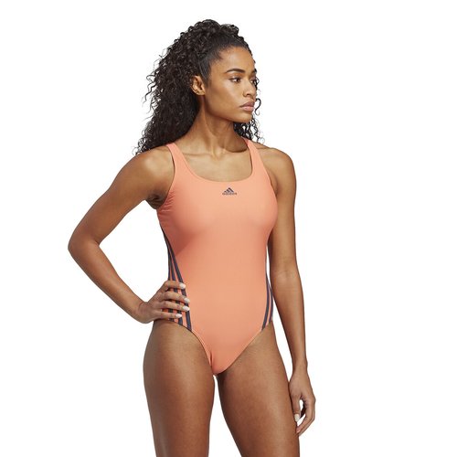 Maillot de bain 1 piece piscine rose bleu Adidas Performance La Redoute