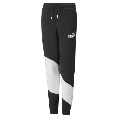 Logo print joggers in cotton mix Puma La Redoute