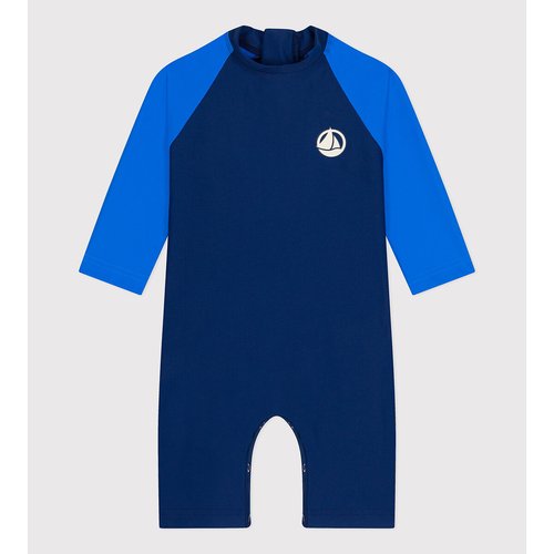 Maillot de bain 1 piece 6 mois 3 ans. Petit Bateau bleu marine bleu La Redoute
