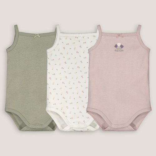 Lot de 3 bodies fines bretelles