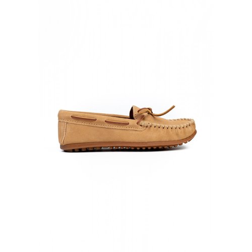 Mocassins picots doubles cuir