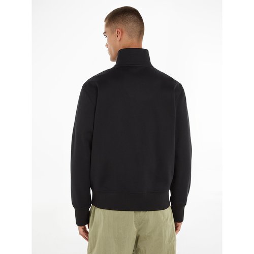 High neck track top with sleeve logo black Calvin Klein Jeans La Redoute