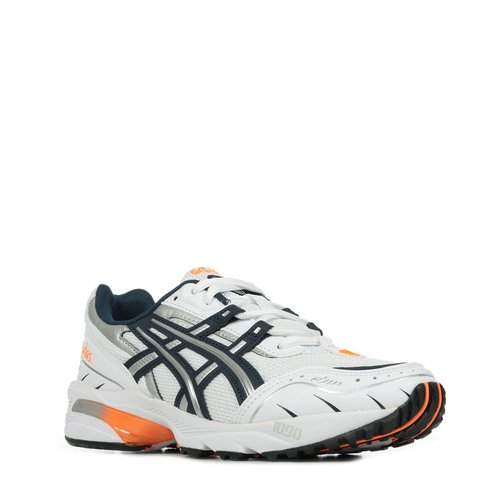Chaussures de running gel 1090 blanc bleu marine argent Asics La Redoute