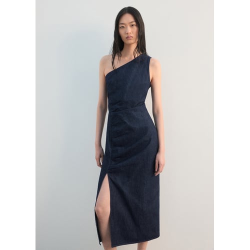 Robe En Jean Blanc Mango Asymétrique Une épaule - Taille XS - Neuf Avec étiquettes