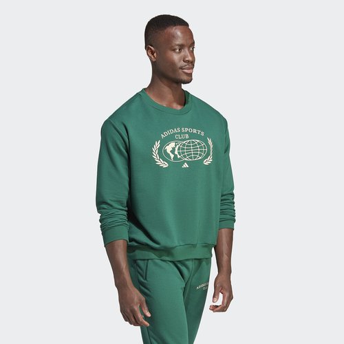 Adidas green crew neck 2025
